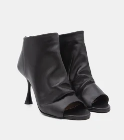 TRONCHETTI PELLE NERO