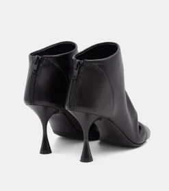 TRONCHETTI PELLE NERO