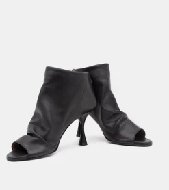 TRONCHETTI PELLE NERO