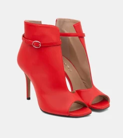 TRONCHETTI PELLE ROSSO