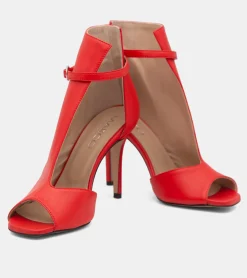 TRONCHETTI PELLE ROSSO