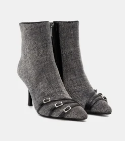 TRONCHETTI TESSUTO GRIGIO