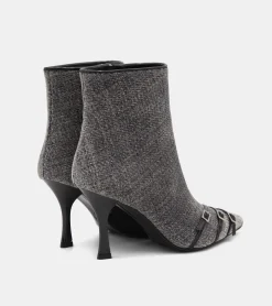 TRONCHETTI TESSUTO GRIGIO